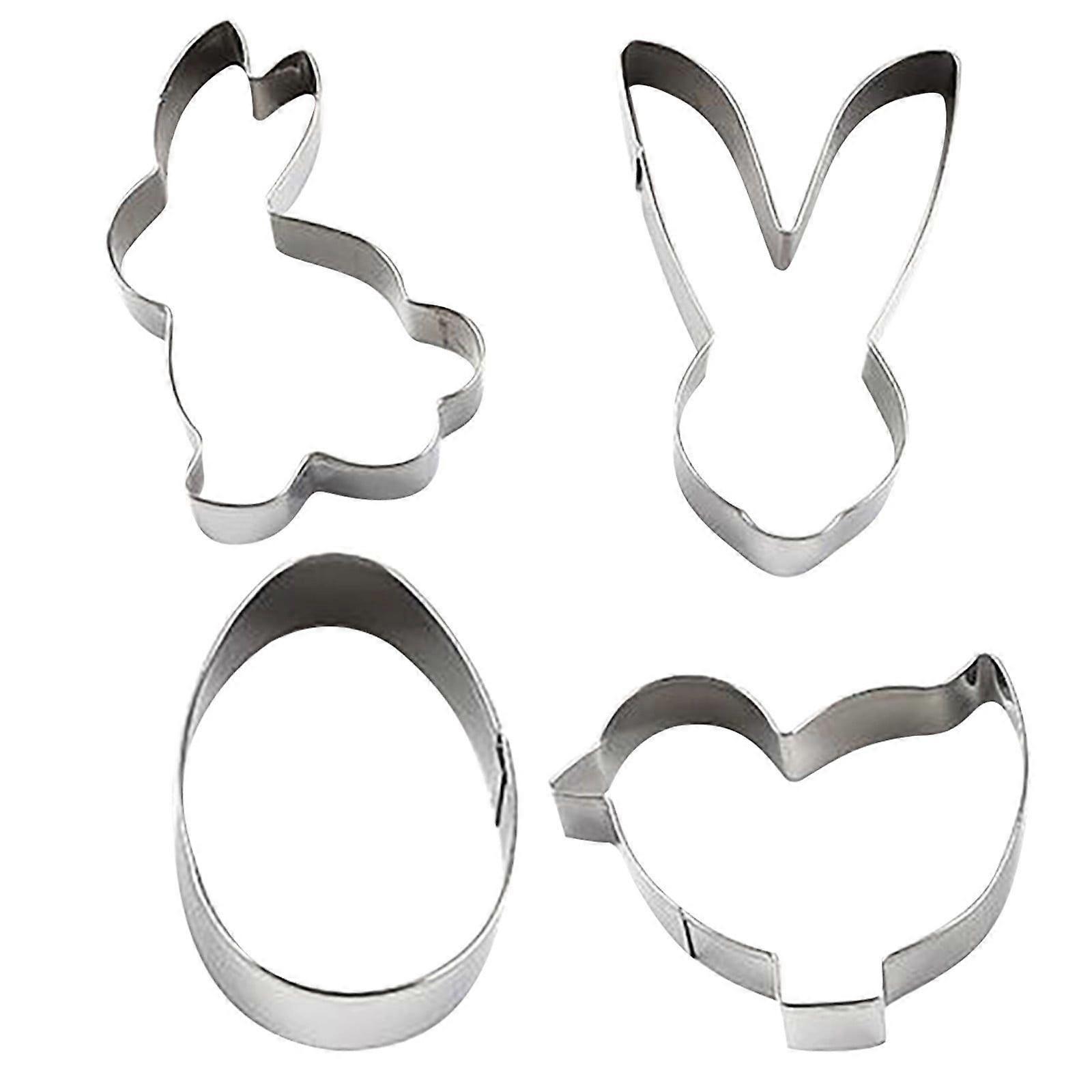 Easter Decor Easter Decorations Indoor Easter Bunny Eggs Chick Shape Cake Dessert Cutter E