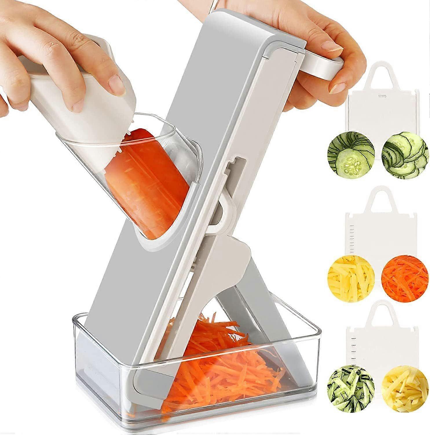 Vegetable Slicer - Multifunction & Adjustable Vegetable Cutter Kitchen Appliances with