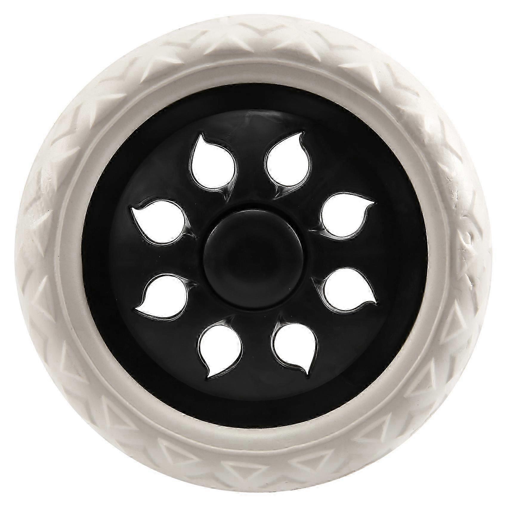 Black White Plastic Core Foam Cartwheel Casters