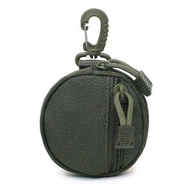 Compact Accessory Storage Pouch with Clip and Rear Webbing Strap