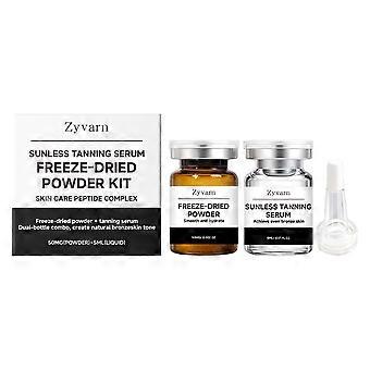 Zyvarn Help Black Essence Freeze-Dried Power Set Moisturizing Help Black Create Natural Bronze Skin Color Daily Easy To Use