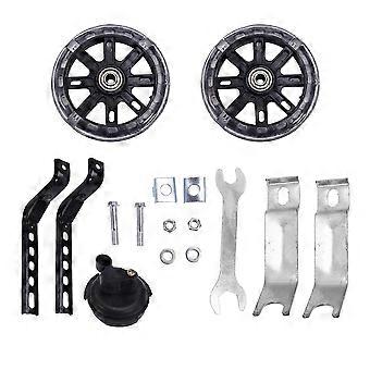 Kółka treningowe do rowerów Flash Mute Wheel Zestaw montowany stabilizator rowerowy z dzwonkiem do rowerów 12 14 16 18 20 cali
