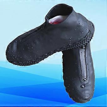 Shoes Protective Cover for Waterproof Rain Protection 1Pair Black