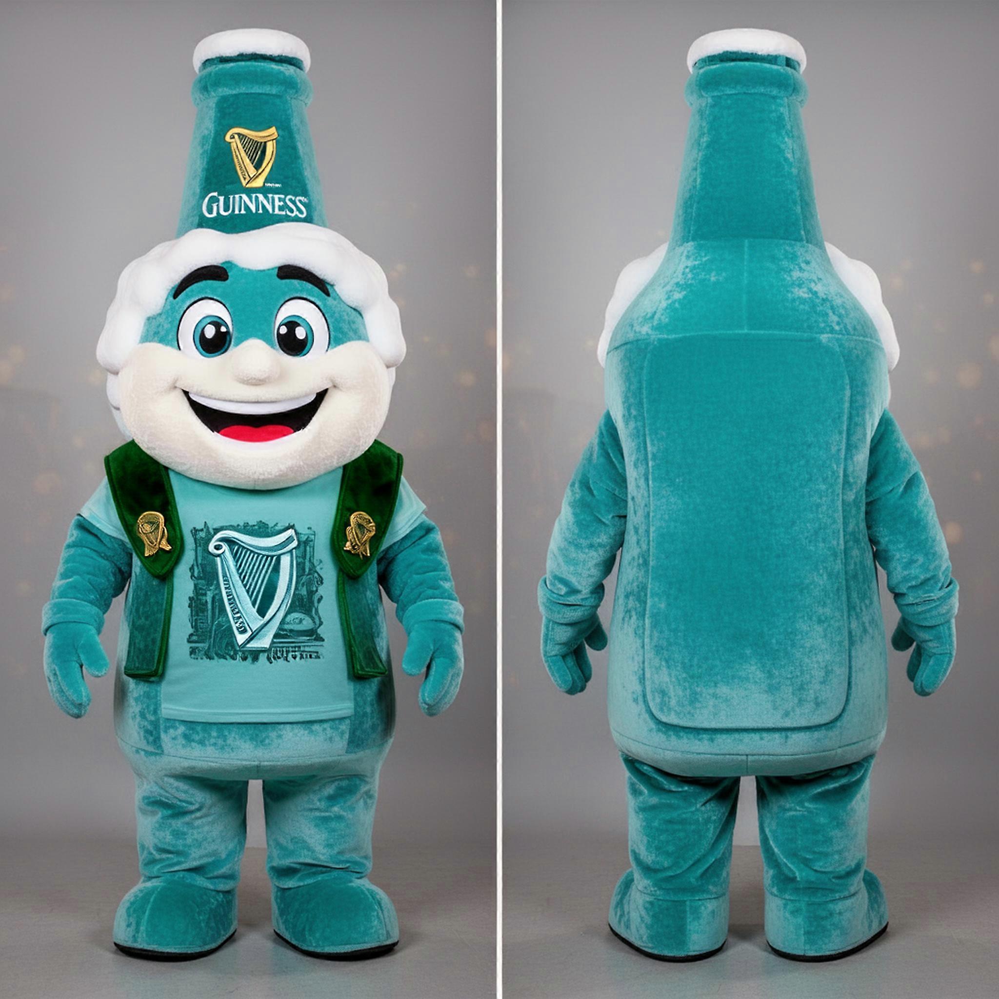 MASTICOT Turquoise Velvety Guinness Mascot