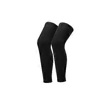 2Pcs Full Leg Sleeves Long Compression Leg Sleeve Knee Sleeves Protect Leg, For Man Women Basketball Cycling Football Running