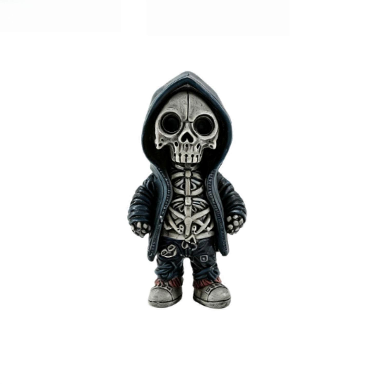 1pc Creative Skeleton Resin Cartoon Garden Statue