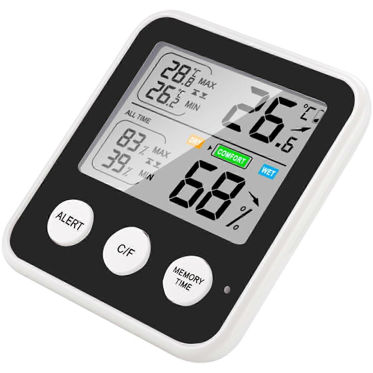 High-Precision Indoor Digital Thermometer, ABS Digital Display and Ele
