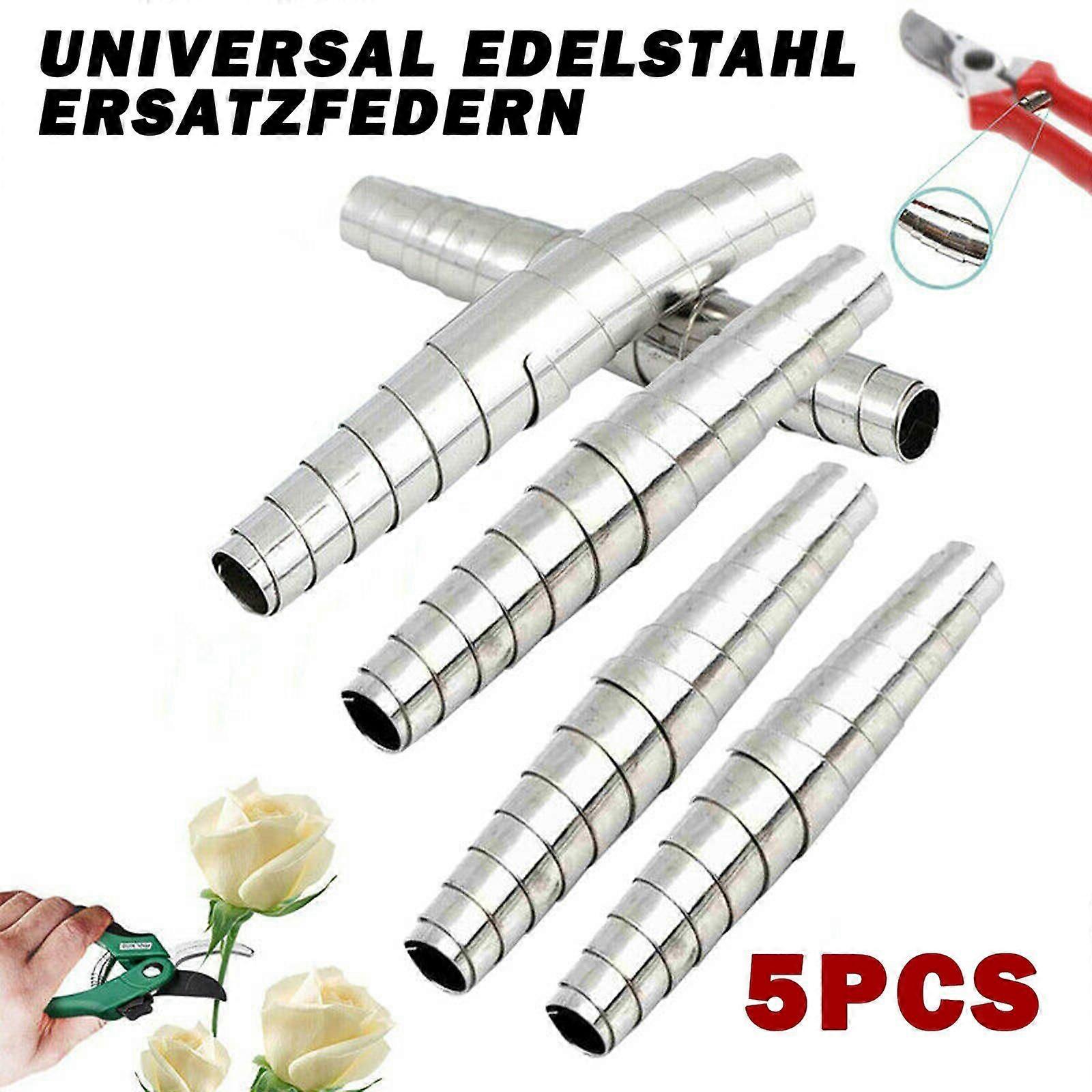 5x Pruner Replacement Springs For Garden Secateurs Shears Pruner Stainless Kit
