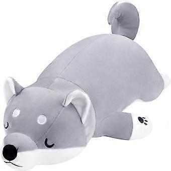 Fortuning's JDS Shiba Inu pluche speelgoed Corgi pluche knuffelkussen zacht gevuld kussen speelgoed schattige hond knuffelkussen lange pop kussen speelgoed kinderen