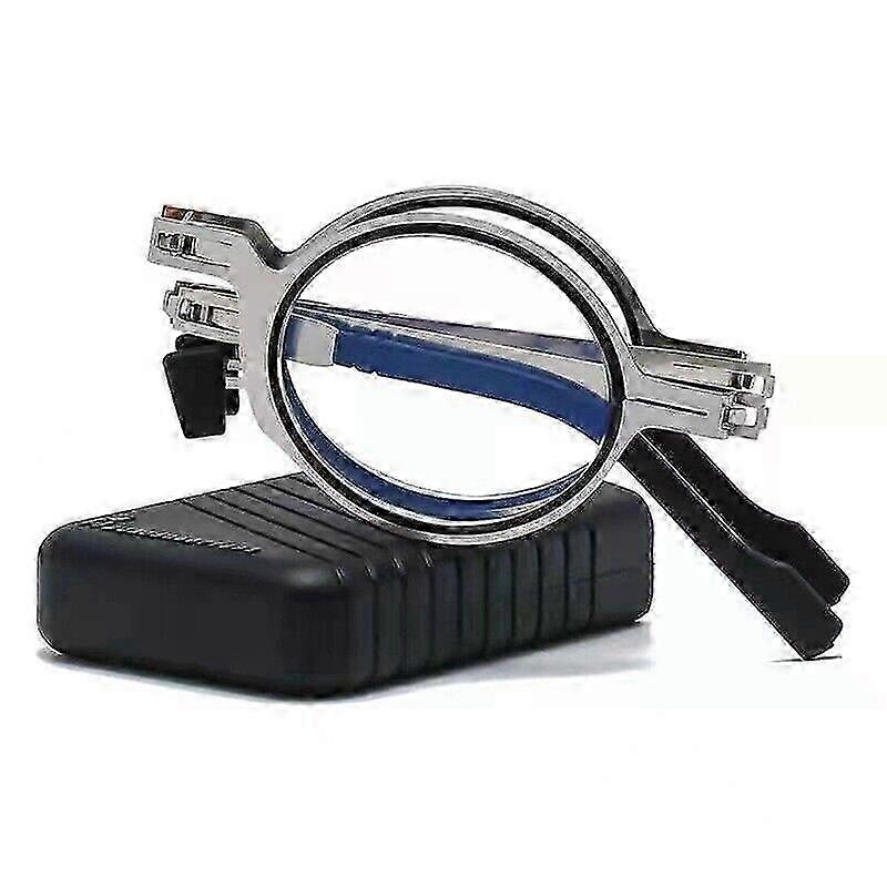 Titanium Anti-Blue Foldable Reading Glasses