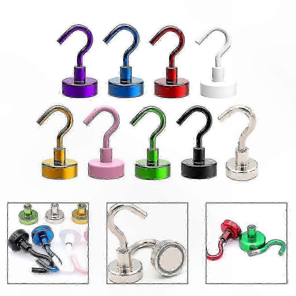 Strong Magnetic Hooks 10 Pack