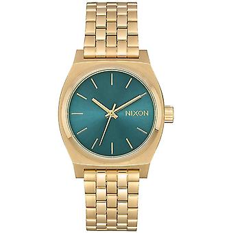 Nixon mini time teller watch for Women Analog Quartz with stainless steel bracelet A11302626
