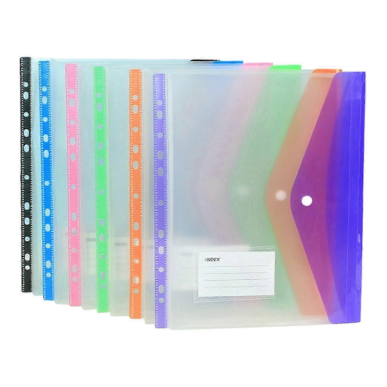 11-Hole Snap-Closure File Folder