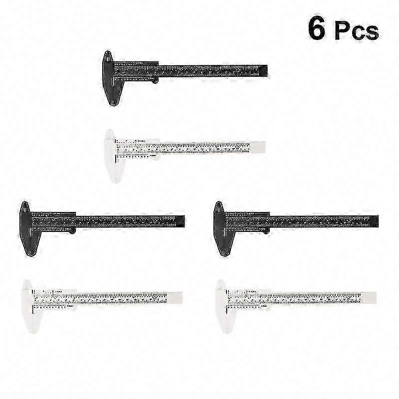 6pcs Caliper Ruler for Precision Measuring