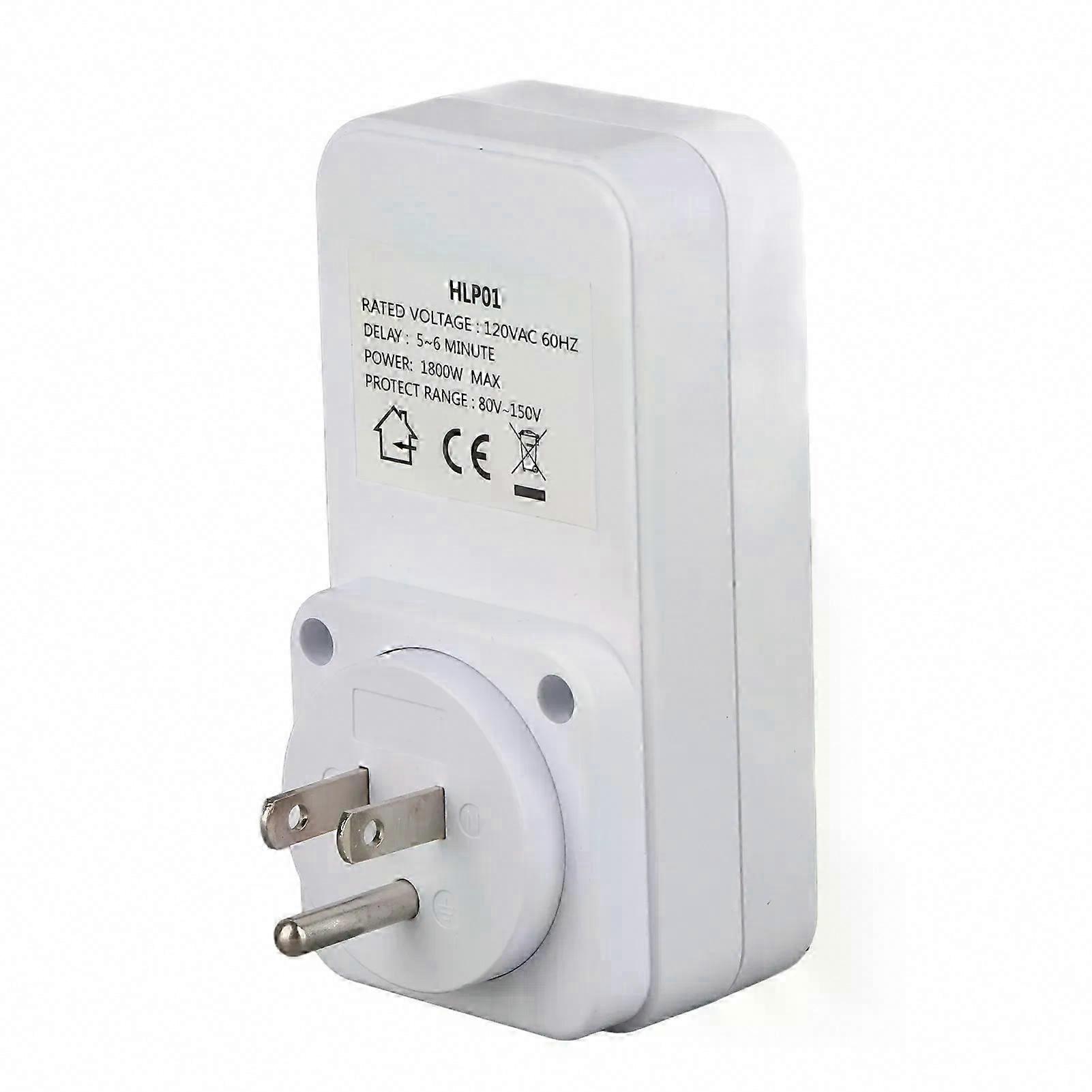 For Refrigerator & Washing Machine Voltage Protector Socket, US Plug AC 120V Electric Protection