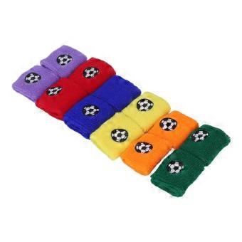 12 stuks sportpolsbandjes vochtafvoerend antislip ademend zacht polszweetbandjes voor kinderen voetbal honkbal