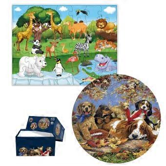 2Pack Kids Jigsaw Puzzle Solar System Educational Puzzle for Toddlers Ages 38 Durable NonToxic