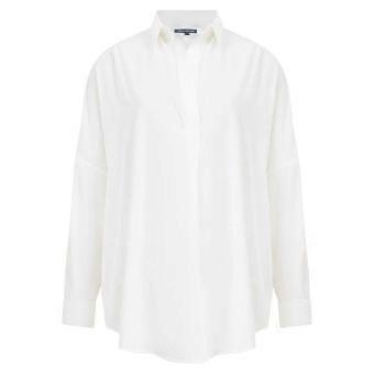 French Connection Womens/Ladies Popover Crepe Recycled Shirt