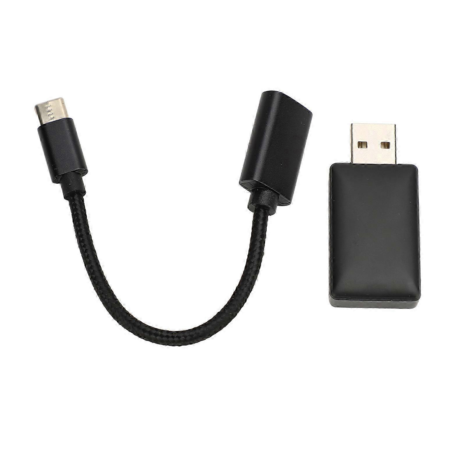 2 in 1 Wireless Adapter compatible with Carplay Plug and Play Stable Convert Wired to Wireless compatible with Android Auto Adapter Module