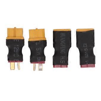 4PCS XT60 Buchse Stecker zu T-Buchse starke Verbindung Kunststoff-RC-Batterie-Steckverbinder für RC-Auto-Flugzeugmodell Allgemeines