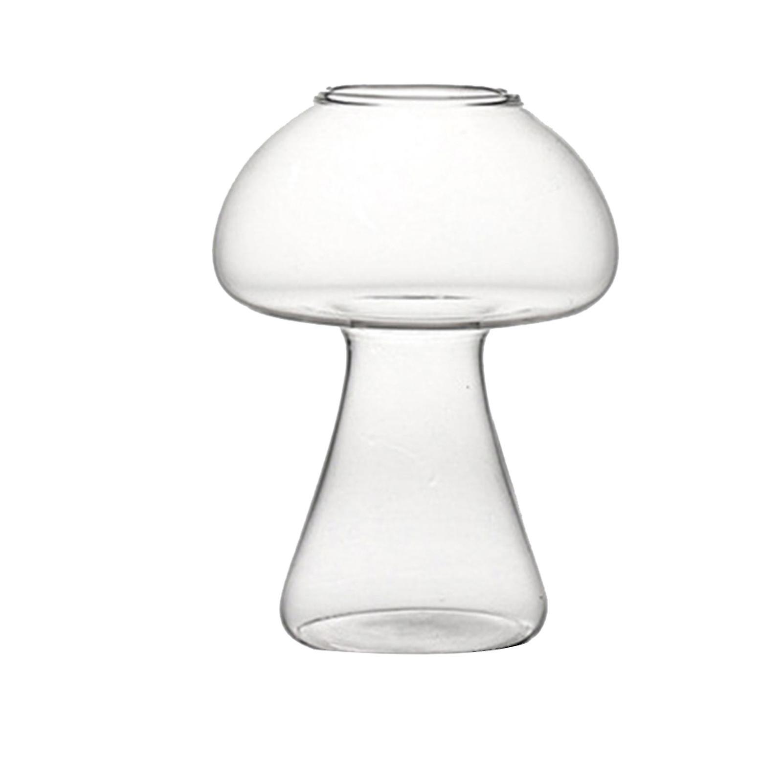 Vaso de cóctel YUANXCMXG diseño de seta vaso de bebida novedoso para KTV bar fiesta nocturna vajilla transparente