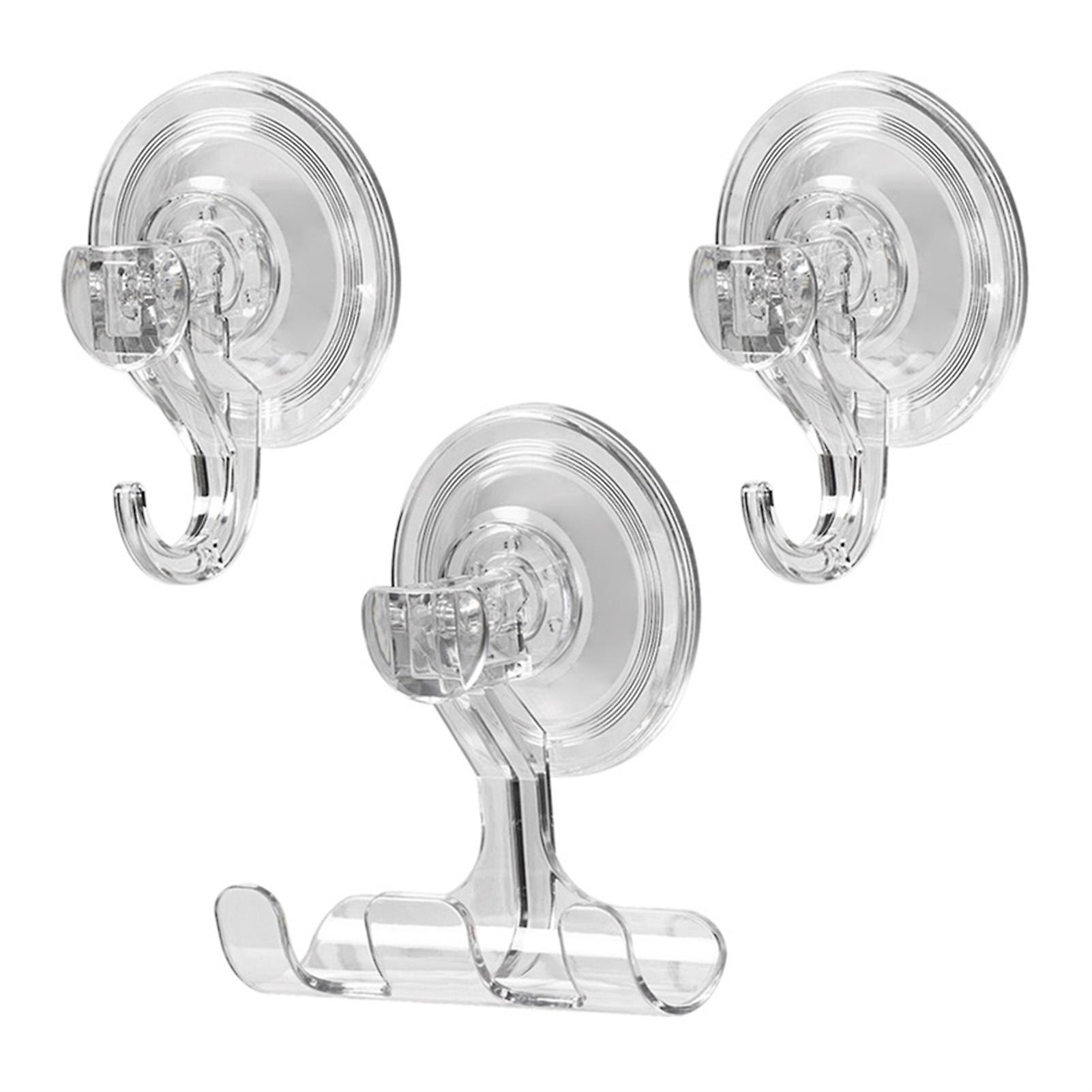 Clear Vacuum Suction Hooks Washable Vacuum Suction Hooks