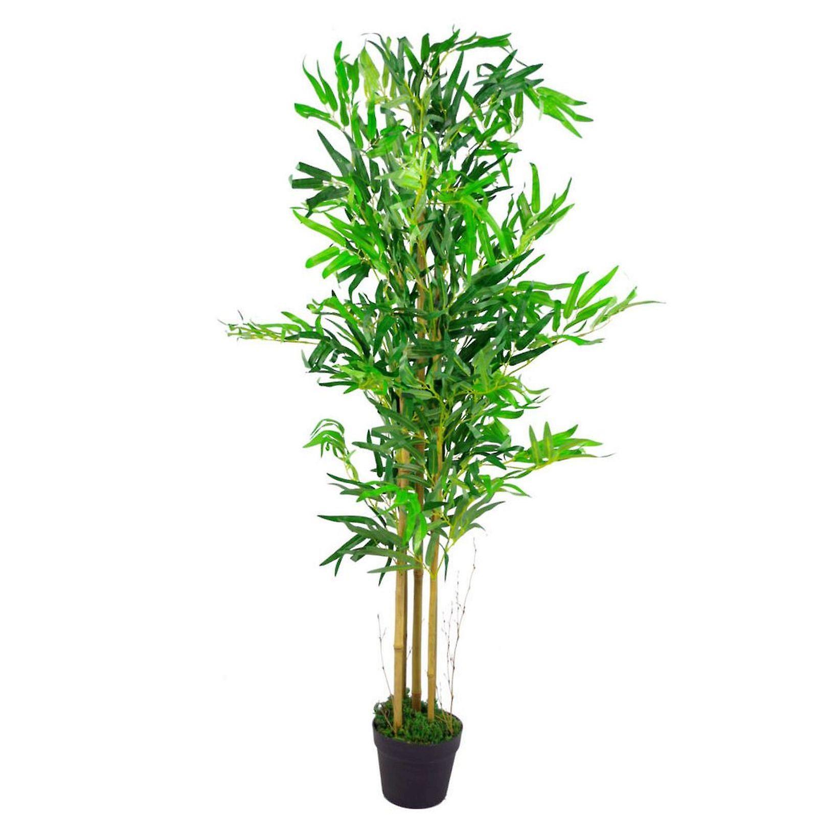 120cm Leaf Design UK Realistic Artificial Bamboo Plants / Trees