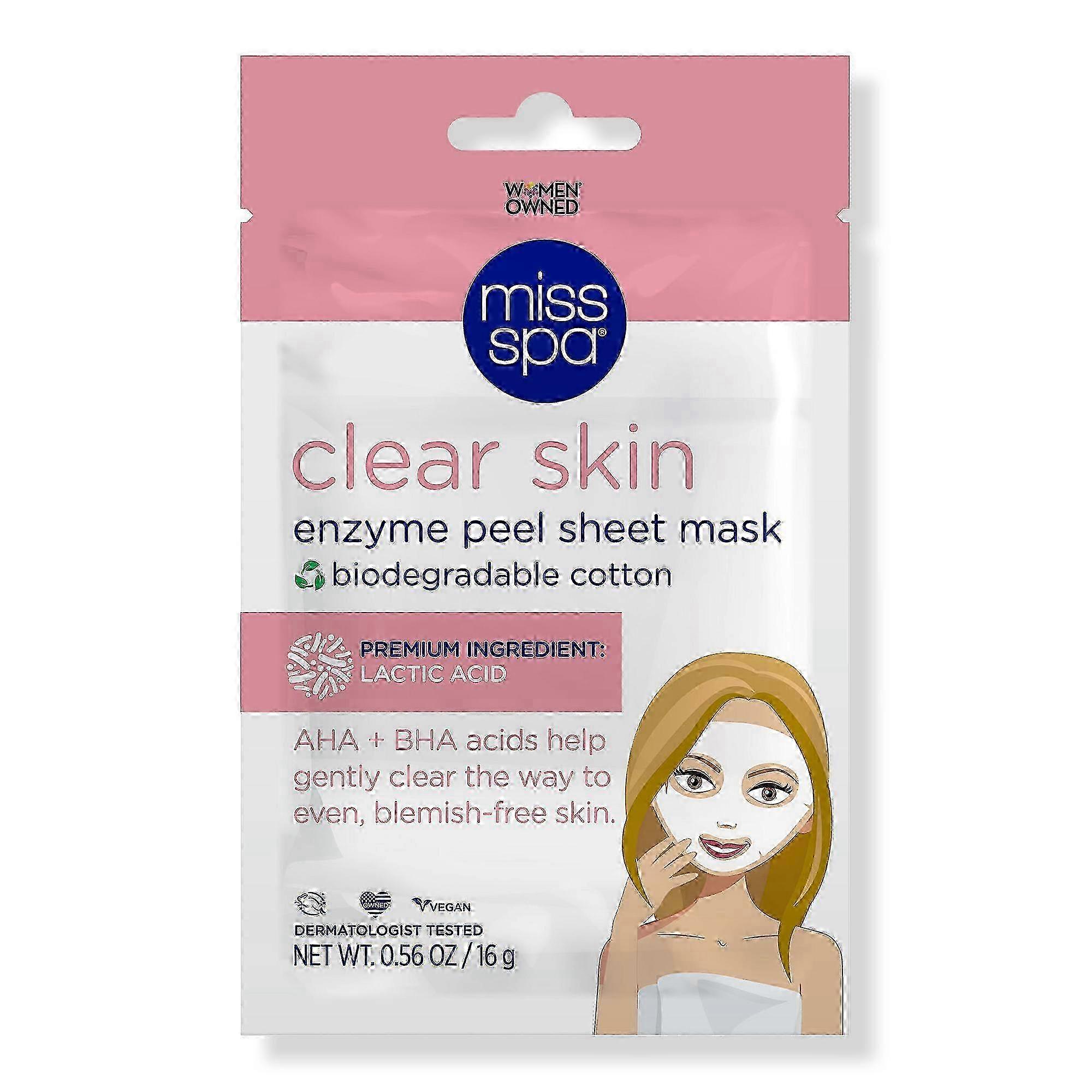 Miss Spa Clear Skin 酵素去角质面膜，1 片