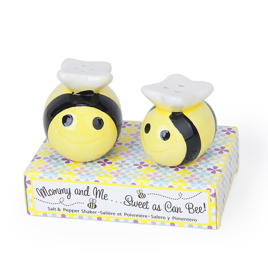 Ceramic Bee Salt & Pepper Shakers Wedding Favors