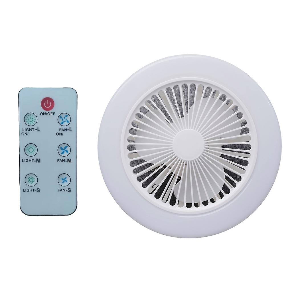 LED Lamp Rechargeable Ceiling Fan 2800mAh Tent Fan 3-Speed for Outdoor Camping