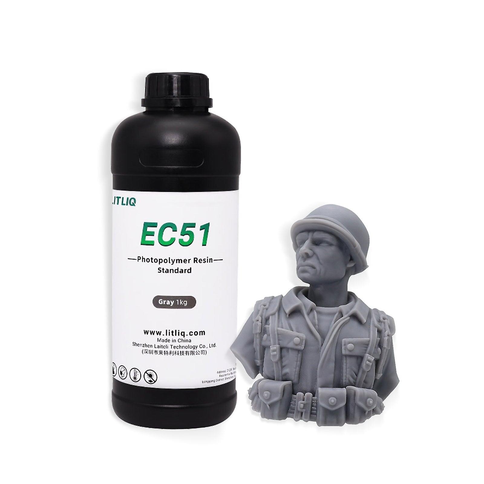 Ec51 Standard Rigid 3d Resin Uv 405nm Resin Fast Printing 3d Printer Resin For Photon Elegoo Anycubic Resin 3d
