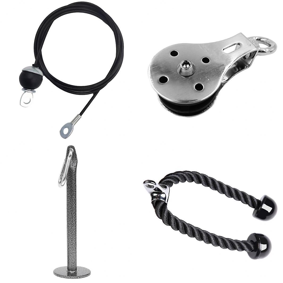 Fitness DIY Pulley Cable Machine DIY Attachment Biceps Pull Down Rope Pin