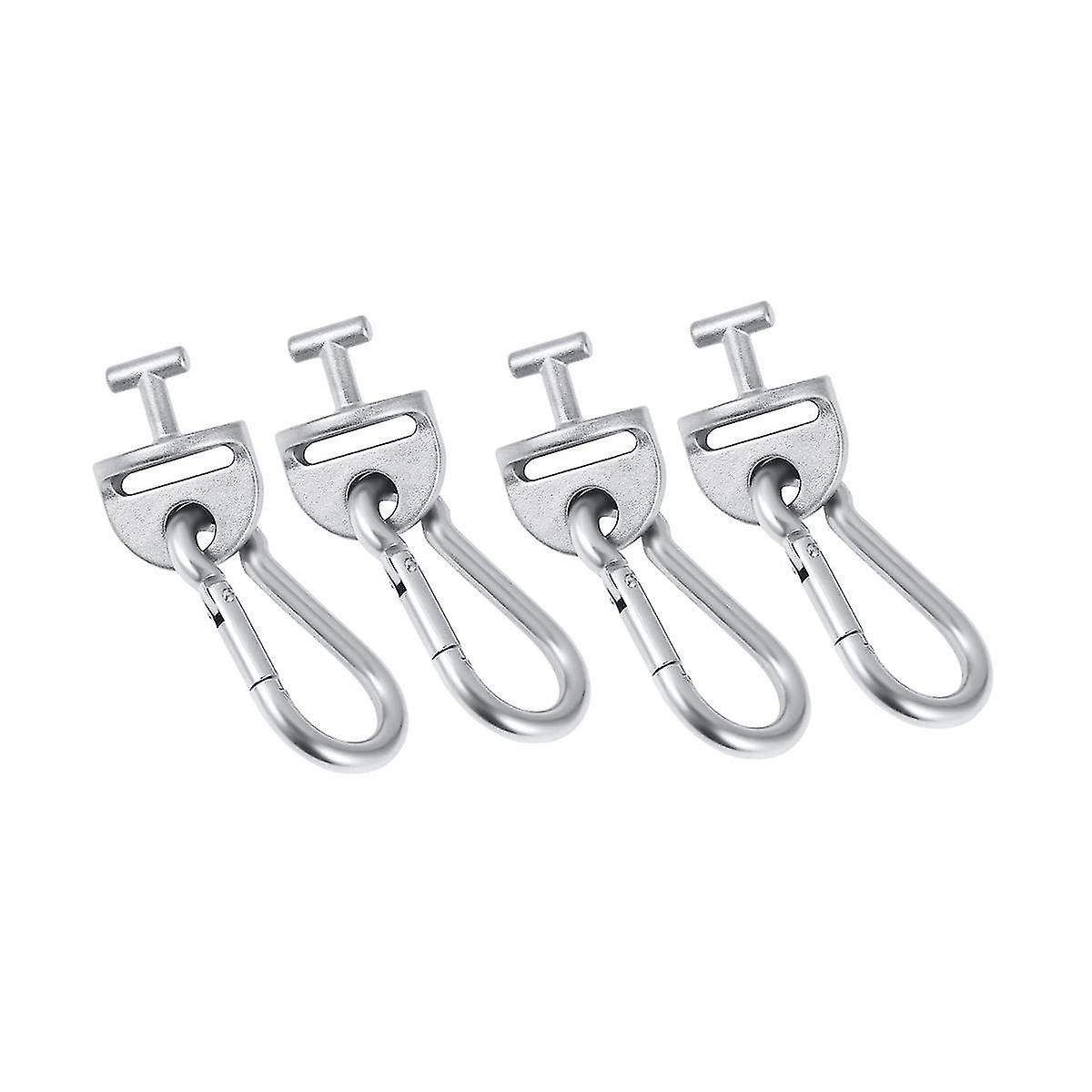 4pcs T Lock Adapter With Snap Hooks, Accessories Adapter For Gym Cable Machine & Shelf
