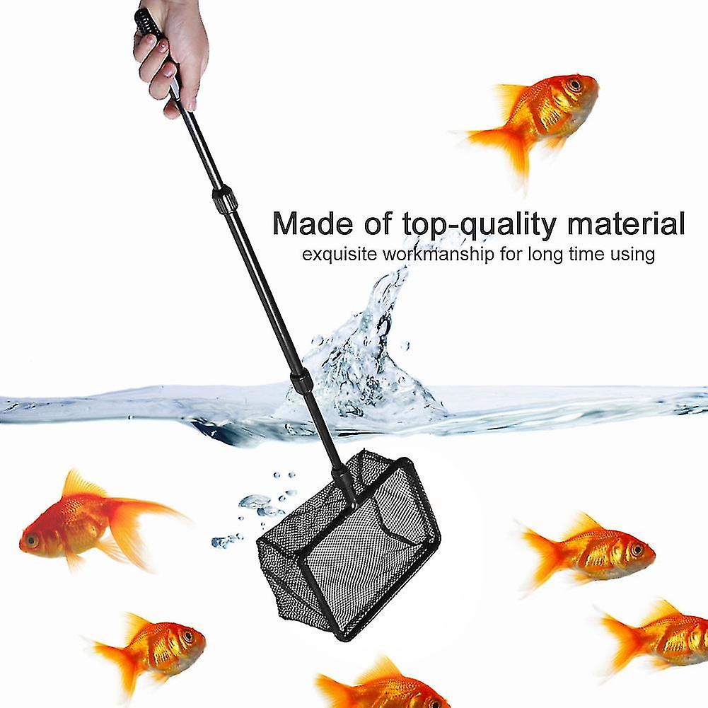 Aquarium Retractable Fishing Landing Net Floating Objects Clean Tools M