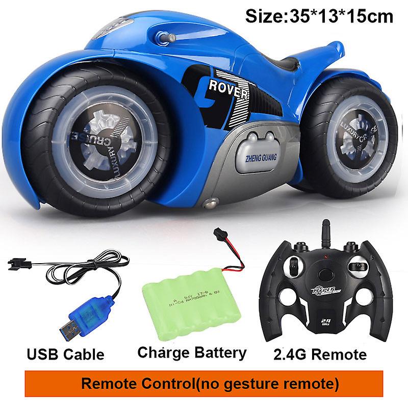 360度特殊効果回転rc1:14子供のオートバイのおもちゃのバッテリーリモコン電気モデル