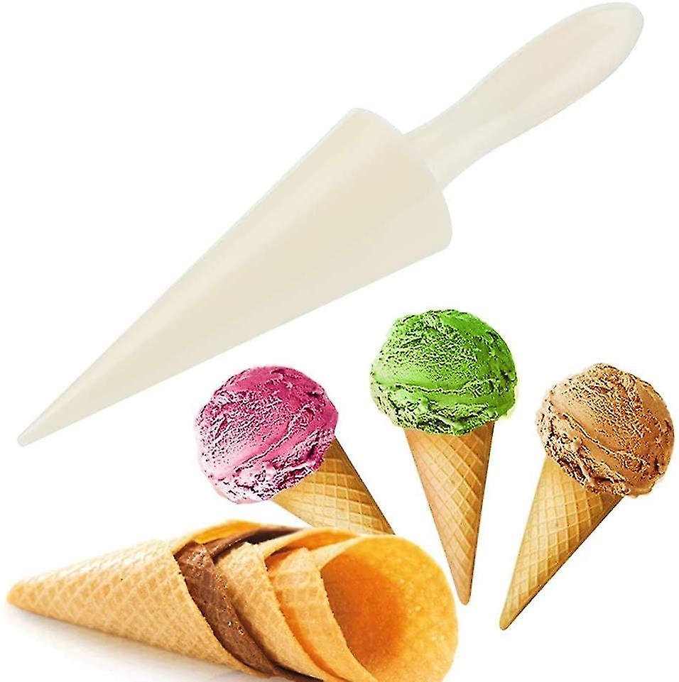 2 قطع Pizzelle الأسطوانة ، الآيس كريم المخروط العفن البلاستيك الهراء المخروط الأسطوانة الهراء القرن المخروط العفن