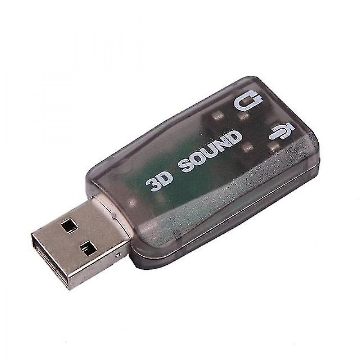 USB 2.05.1 3D sound card adapter.