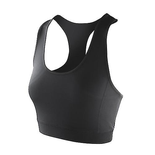 Spiro Womens/Ladies Impact Softex Plain Crop Top