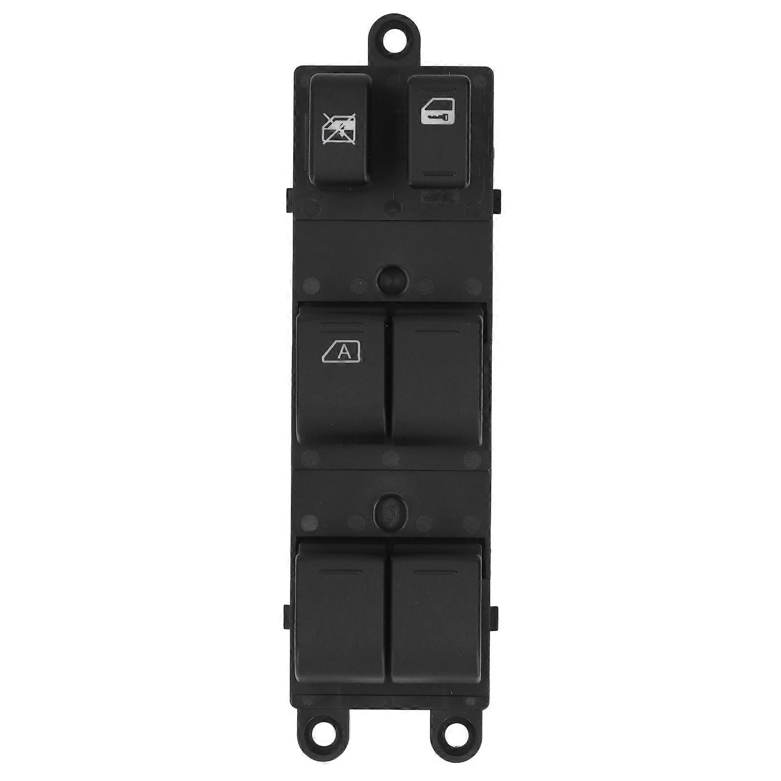 Power Window Switch 25401 ED500 Black Window Master Control Switch Replacement for Versa 2007‑2010