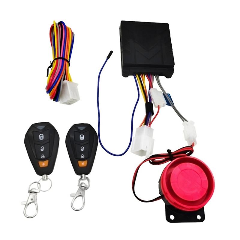 Motorcycle Alarm Siren - Mobile APP Control Bluetooth Compatible Remote Keyless Entry Start Push Button Start Stop Button~12258