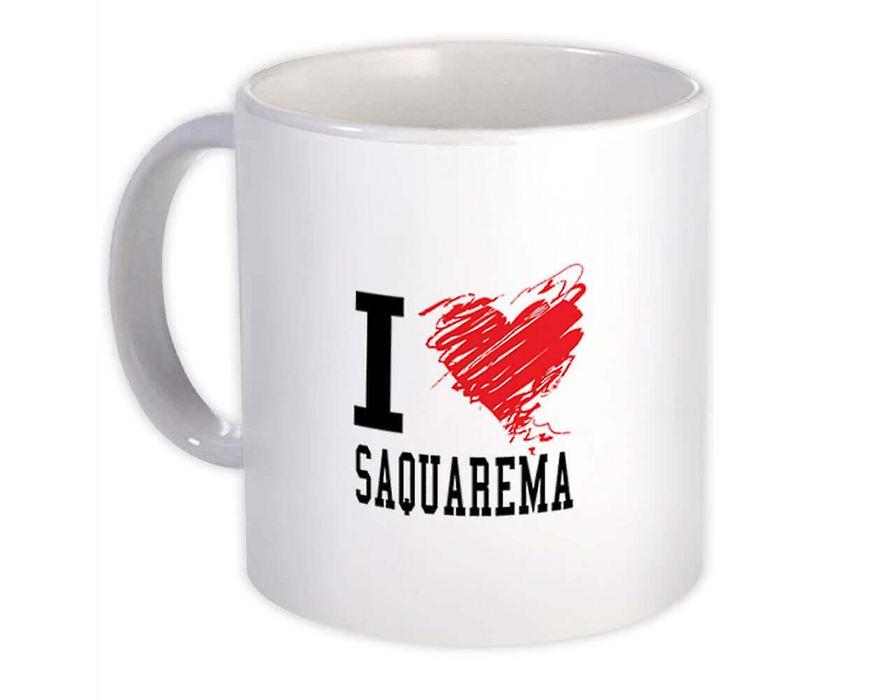 礼品杯:我爱 Saquarema Brasil