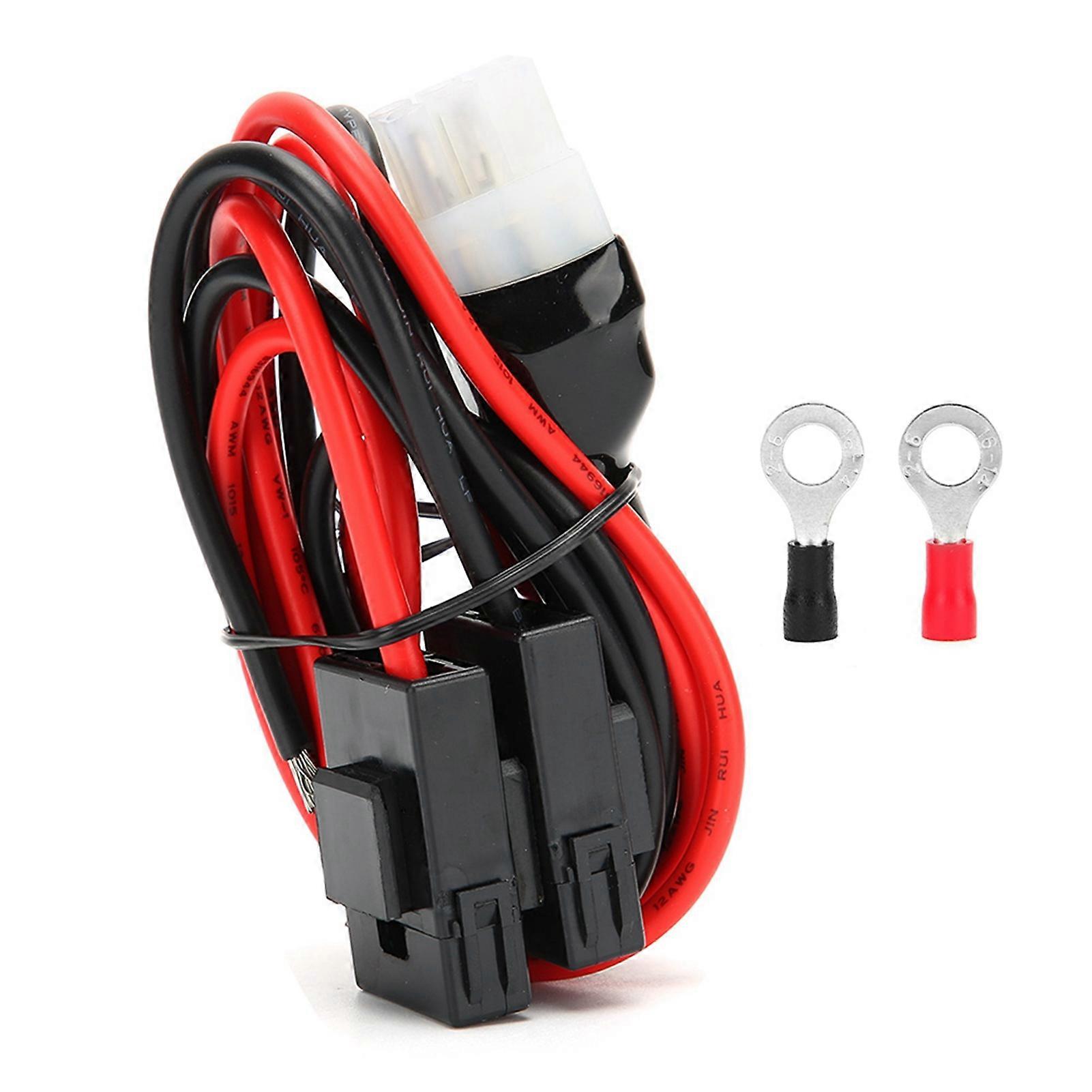 Câble d'alimentation pour autoradio 1 m/3,3 pi, ondes courtes, compatible avec Yaesu FT-857D FT-897D