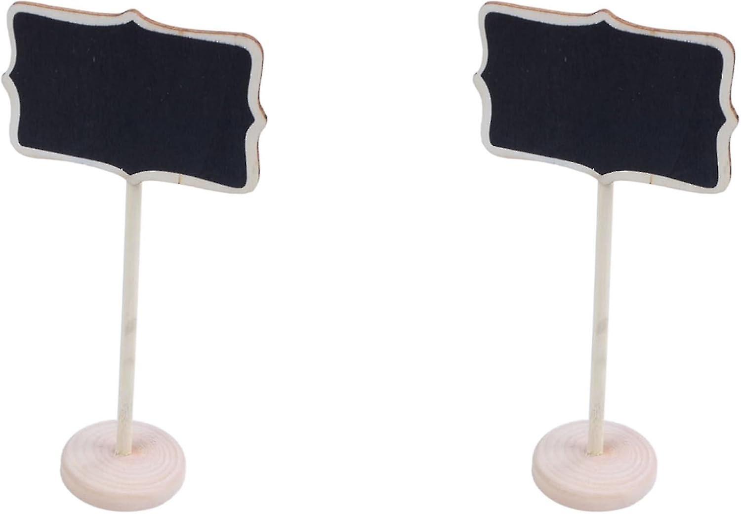 Set of 18 Small Mini Blackboard Chalkboard Message Board with Stand for Party Wedding Table Number