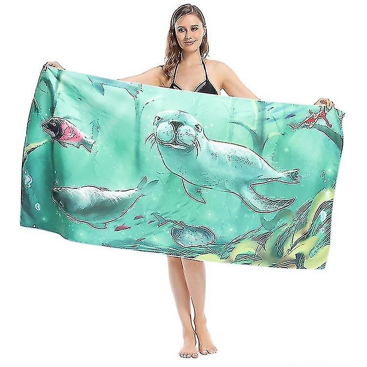 Quick-drying Printed Microfiber Beach Towel