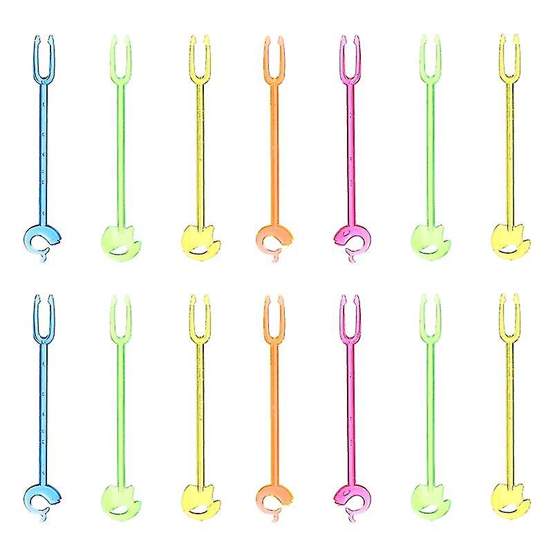 Plastic Fruit Fork For Use