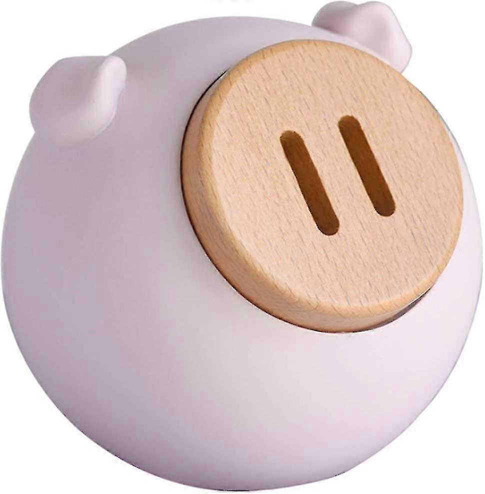 子供の貯金箱、Saytayかわいい豚創造的な木製の鼻の貯金箱は、子供のギとして使用できます