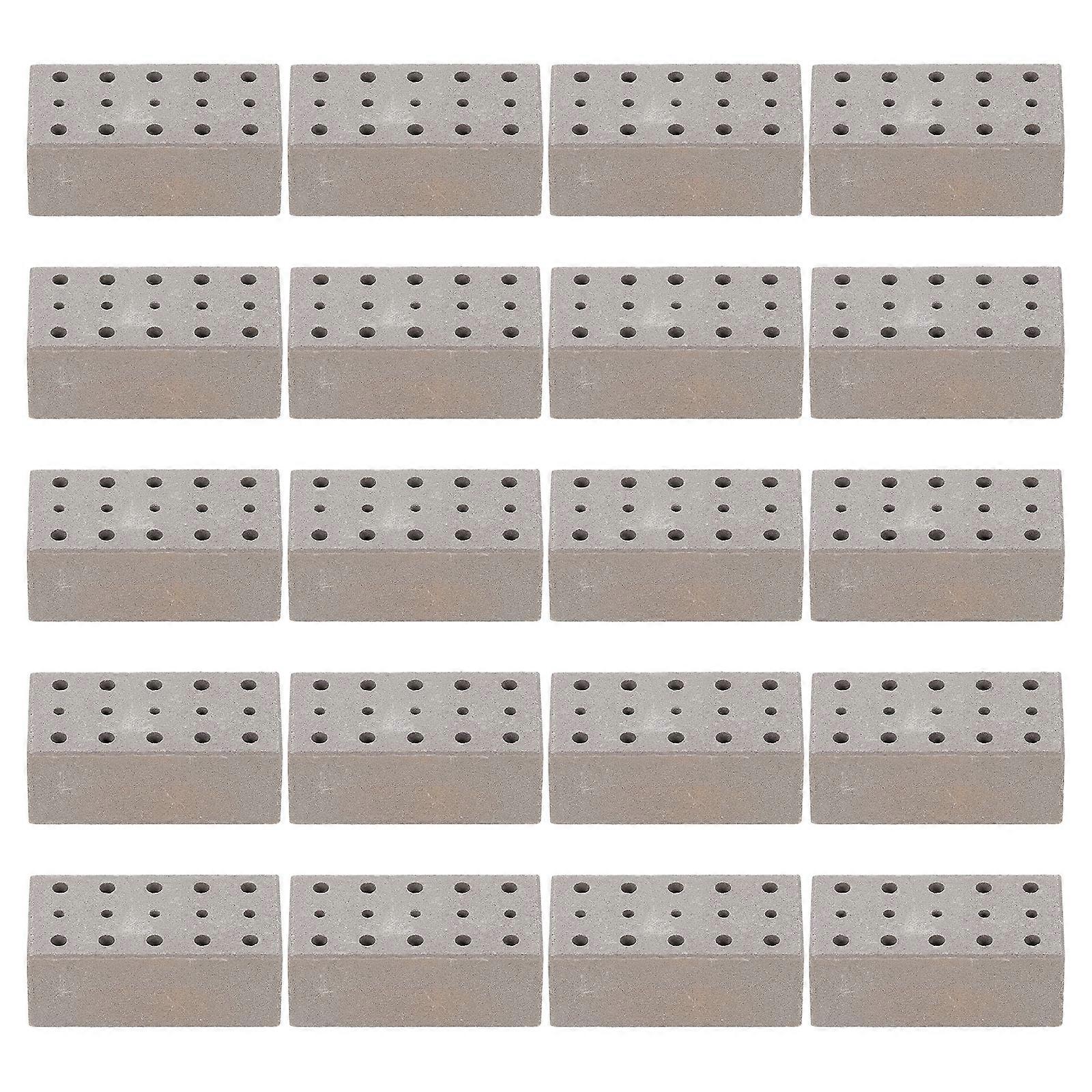 20pcs DIY Miniature Brick Model Simulation Brick Models Small Brick Models