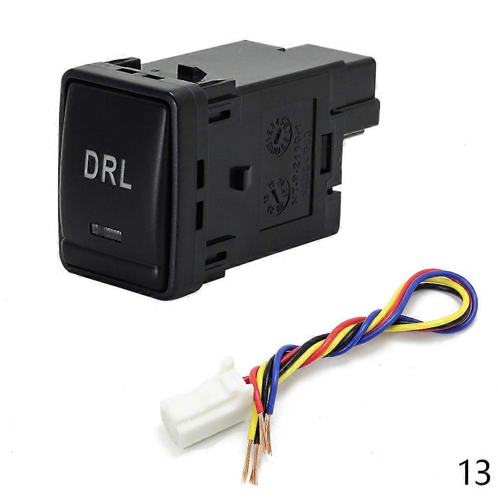 1pc Fan Rearview Mirror Folding After Fog Light Driving Recorder Radar Front Fog Light Switch Button For Nissan X-trail 14-20