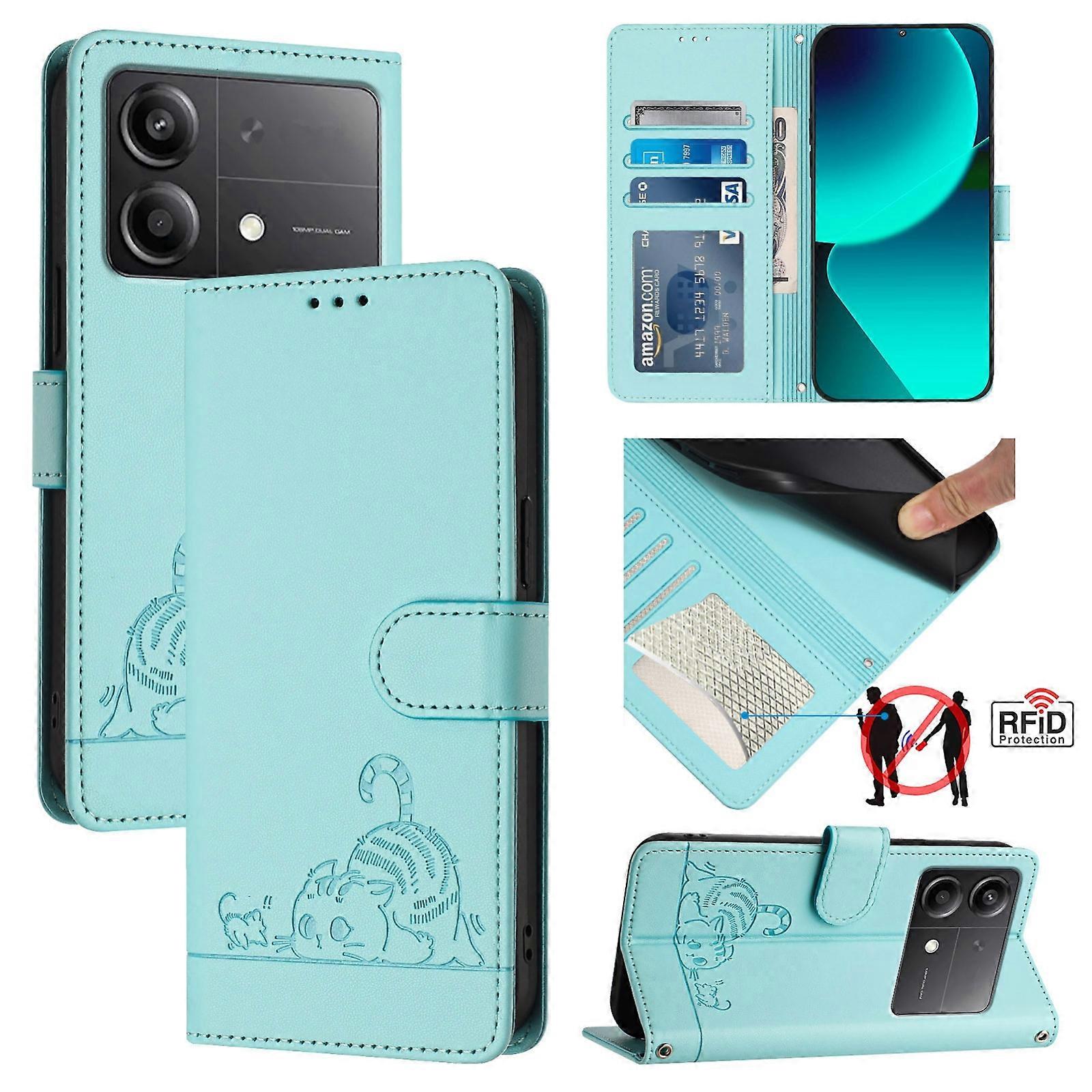 Embossed RFID Case For Xiaomi POCO  X6 Neo 5G Global
