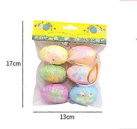 Easter Egg Diy Coloring Pattern Simulation Egg Holiday Scene Layout Dress Up Pendant